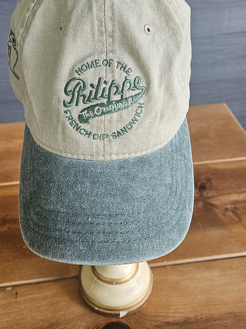 OTTO Two-Tone Olive and Khaki Baseball Cap